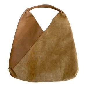 Rachel Zoe Box of Style Shiraleah Arden Tote 
Pebble Grain Leather and Suede